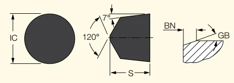 Керамическая пластина RCGX060600 SMA40 STI