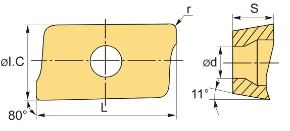 Пластина APKT1203PDR-HM IC328