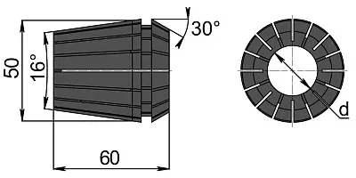 Цанга ER50-32